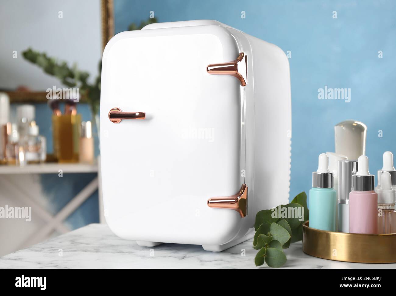 The Marble Cosmetics Fridge  Smart Skincare Storage To Keep Your Beauty Products  Fresh