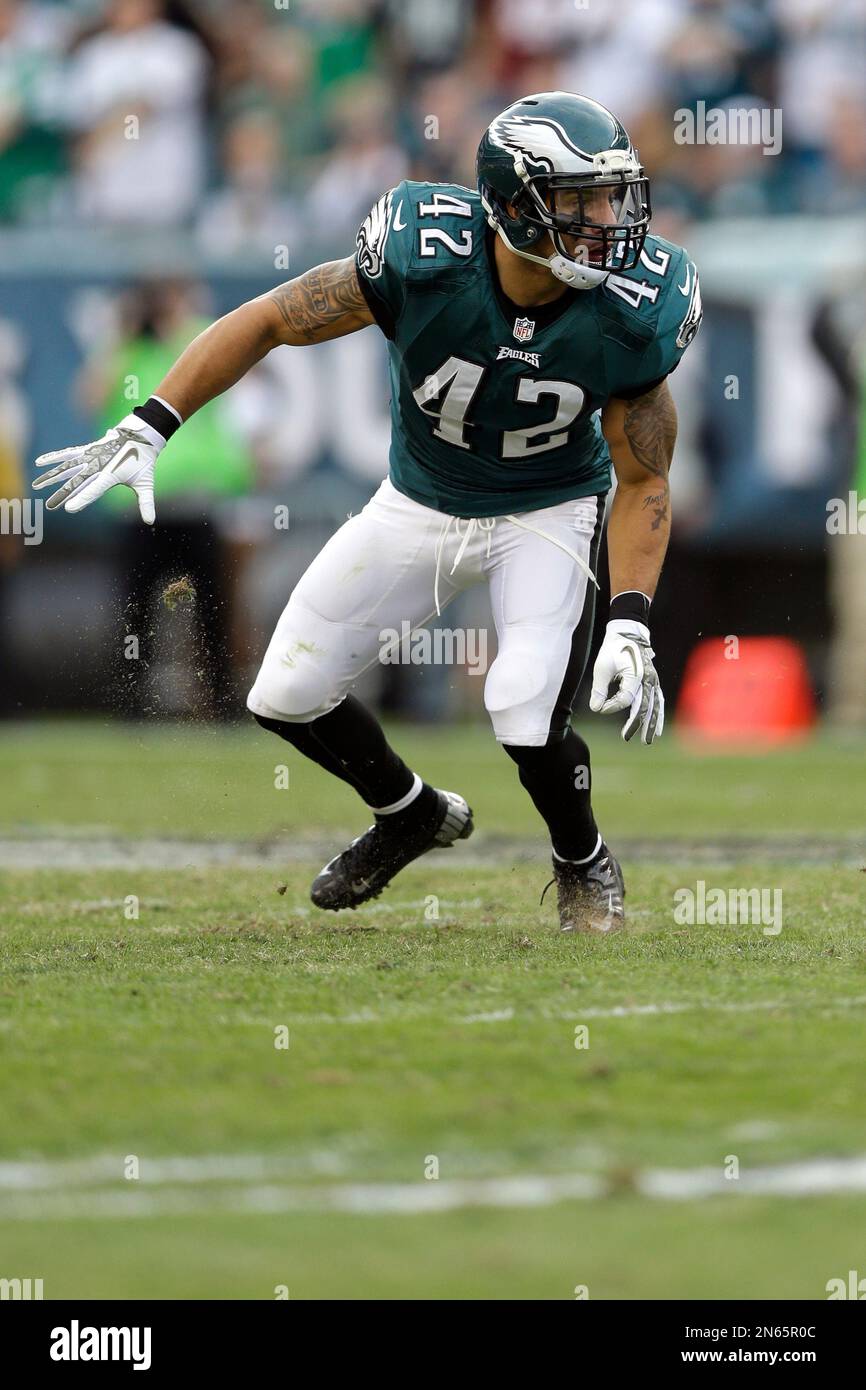 Philadelphia Eagles free safety Kurt Coleman in action during the second half of an NFL football game against the Washington Redskins in Philadelphia Sunday Nov. 17 2013. AP Photo Matt Rourke Stock Ph...