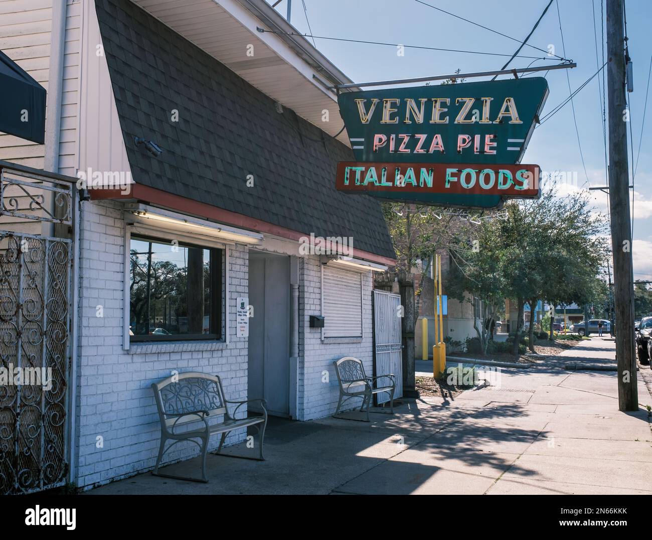 NEW ORLEANS, LA, USA FEBRUARY 5, 2023 Front of popular Venezia