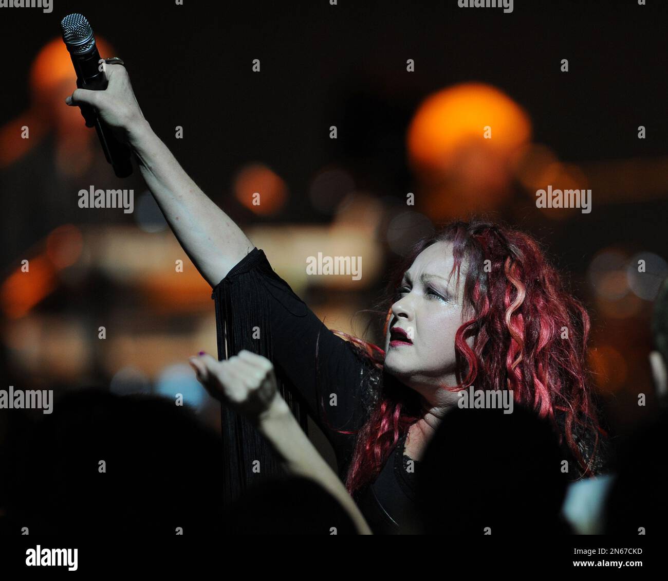 Cyndi Lauper performs during The She’s So Unusual Tour at the Seminole ...