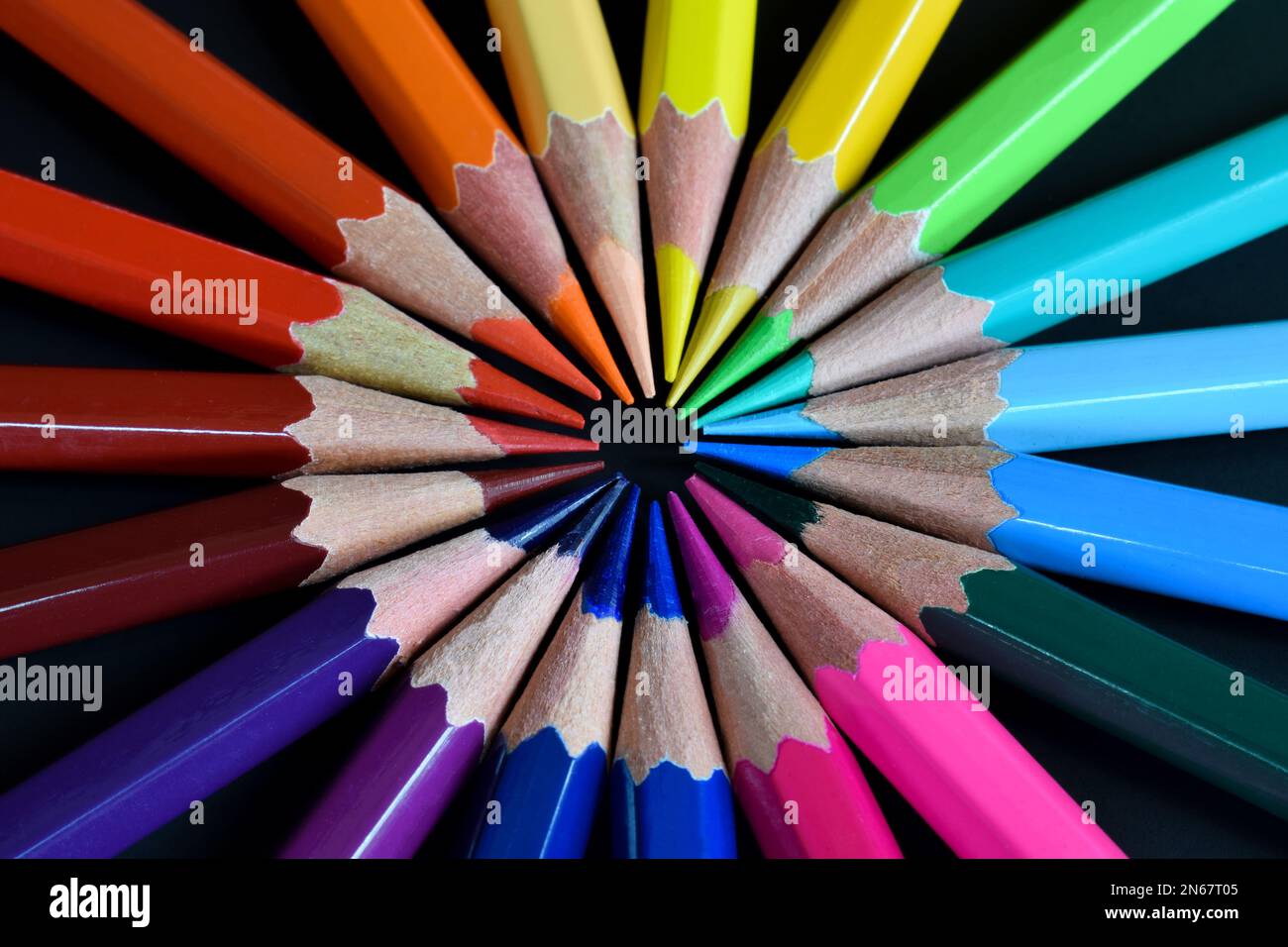 Rainbow pencil hi-res stock photography and images - Alamy