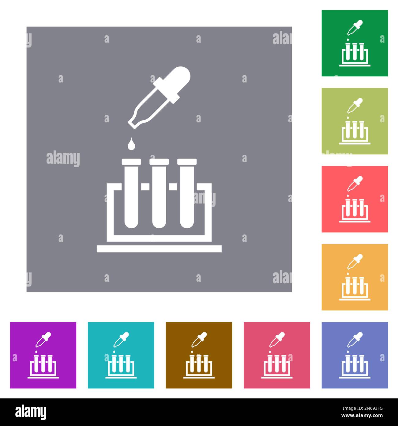 Chemical experiment simple icons hi-res stock photography and images ...