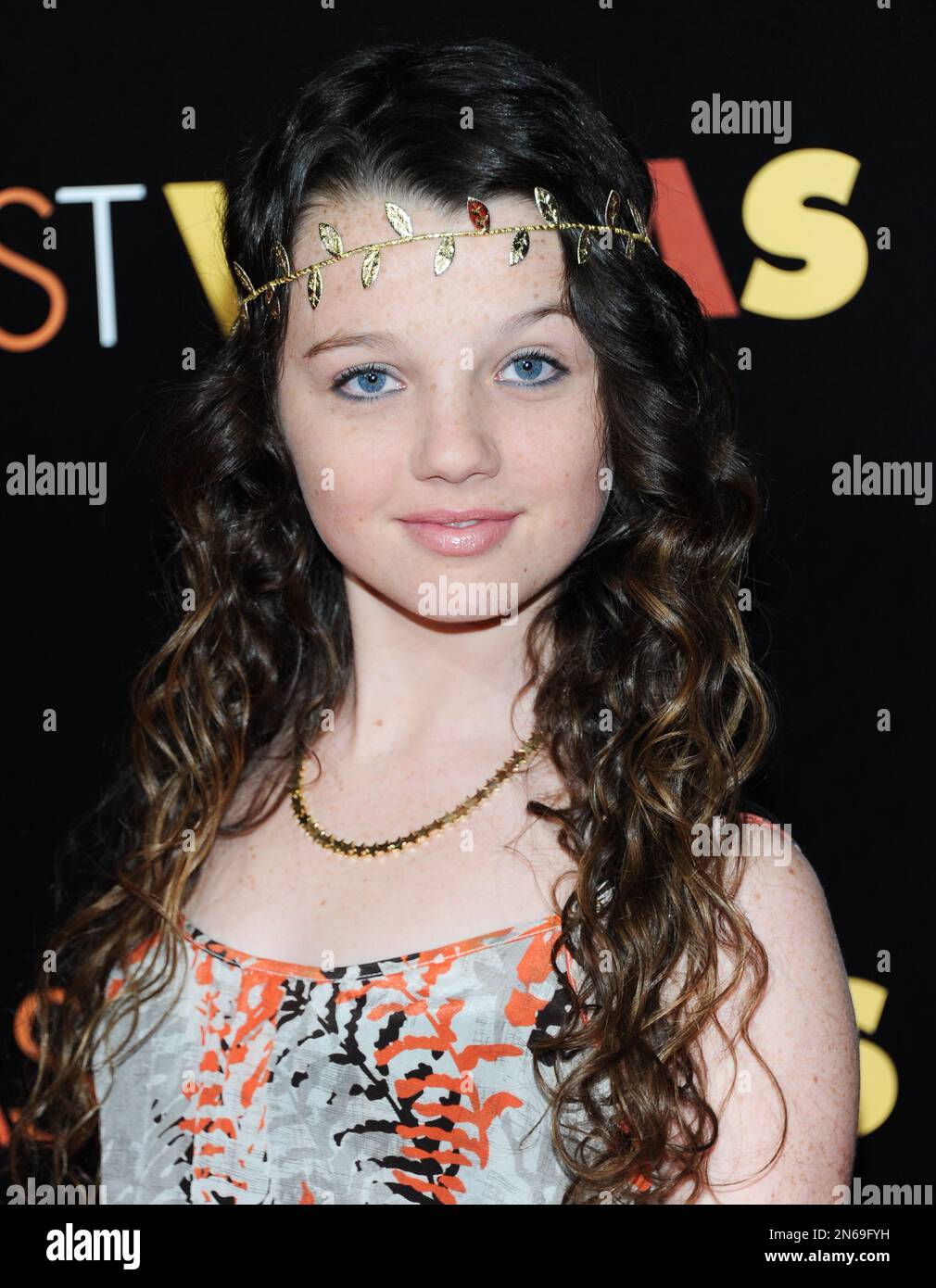 Actress Stefania Owen attends the premiere of "Last Vegas" at the