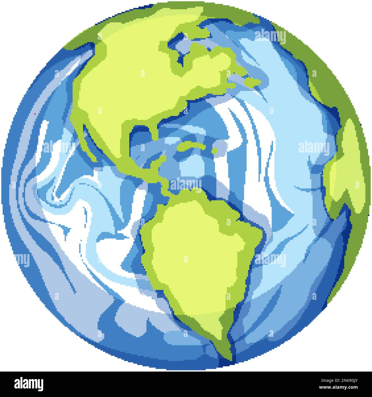 Earth globe icon on white background illustration Stock Vector Image ...