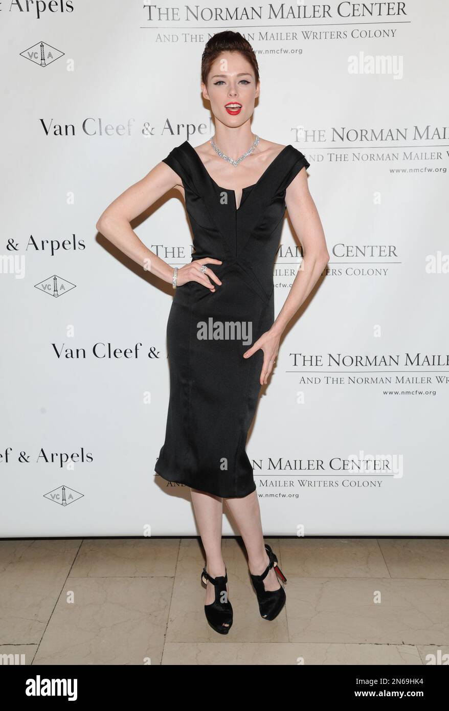 Model Coca Rocha attends the 5th annual Norman Mailer Center benefit ...