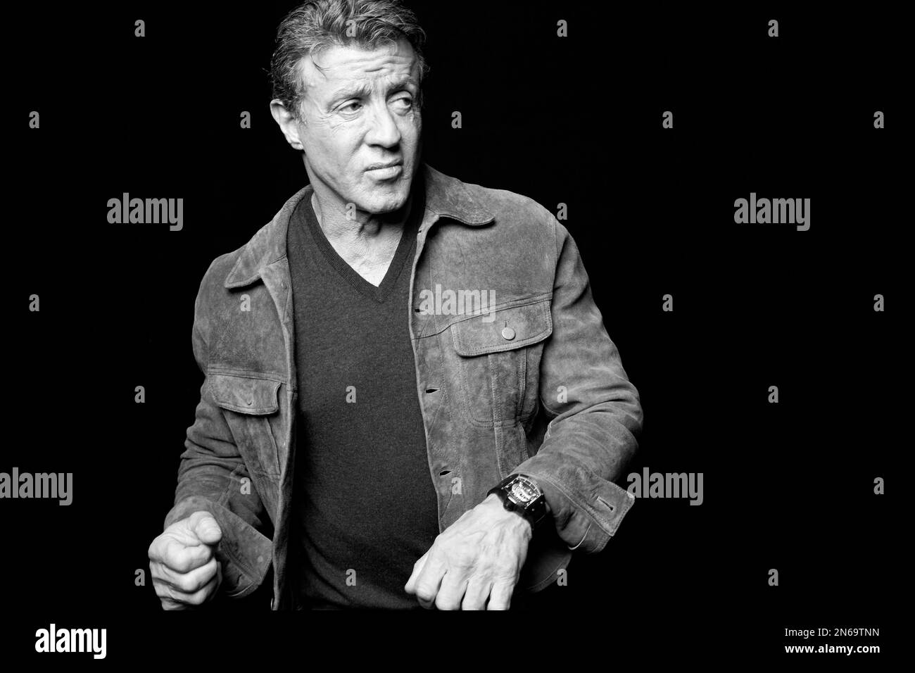 Sylvester Stallone, who played Rocky Balboa in the 1976 film "Rocky