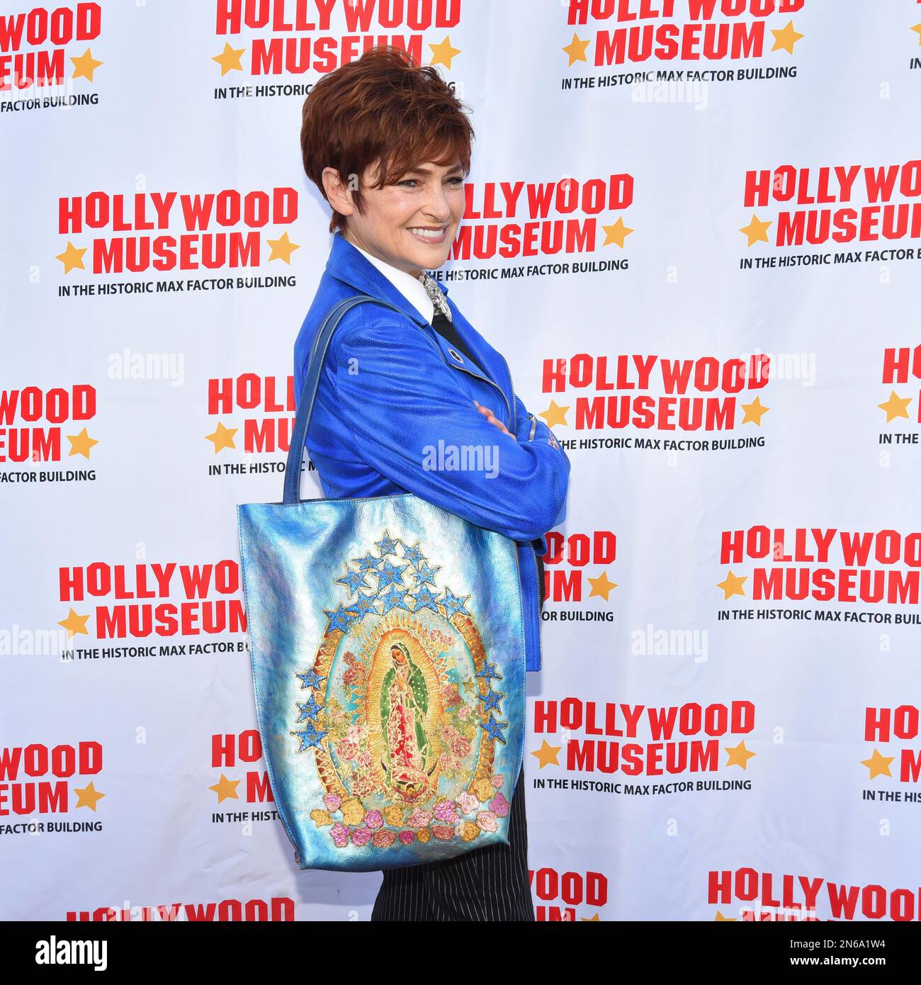 Carolyn Hennesy attends The Hollywood Museum Salutes Kate Linder. Stock Photo