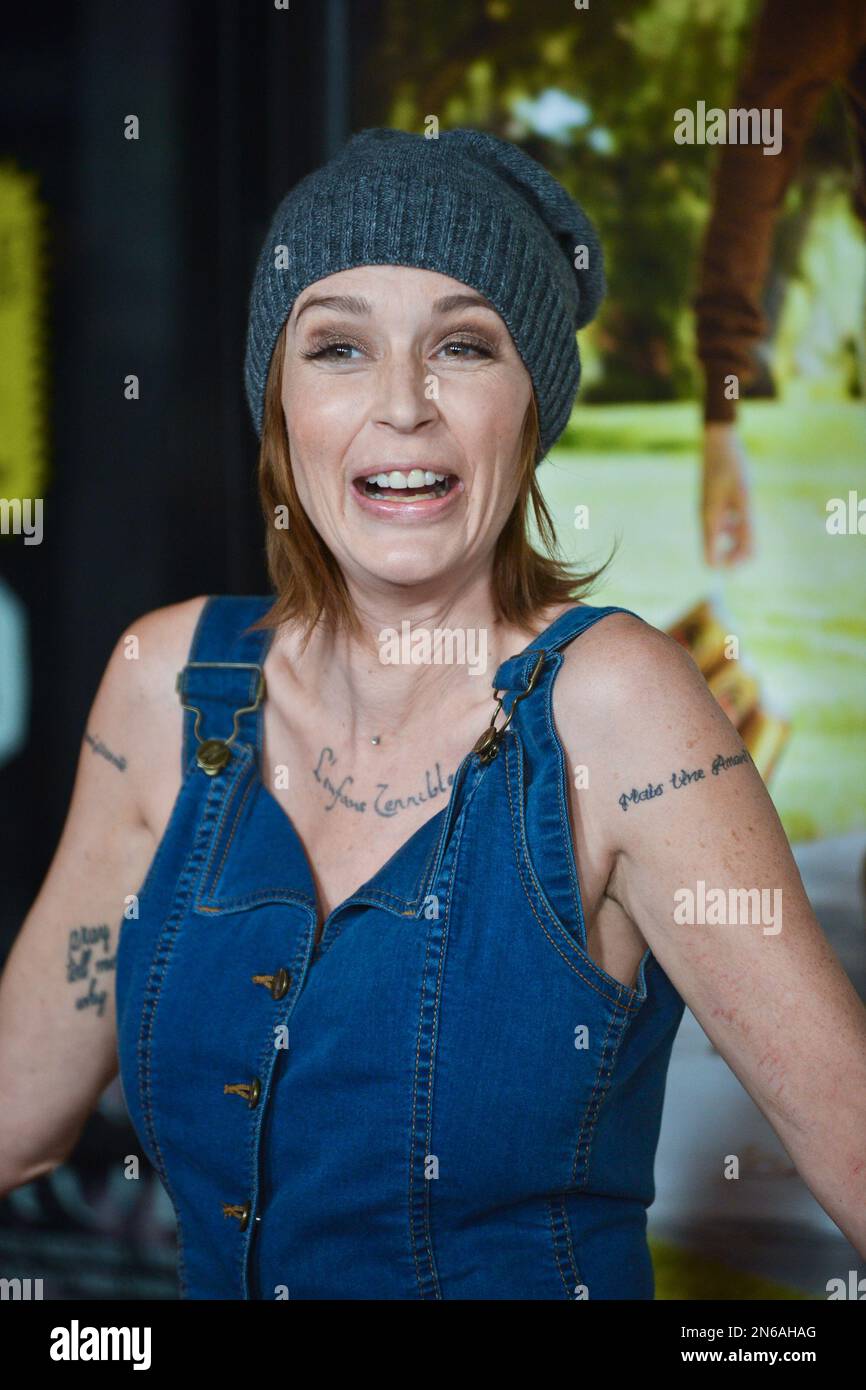 Georgina Cates arrives at the premiere of "Jackass Presents Bad Grandpa