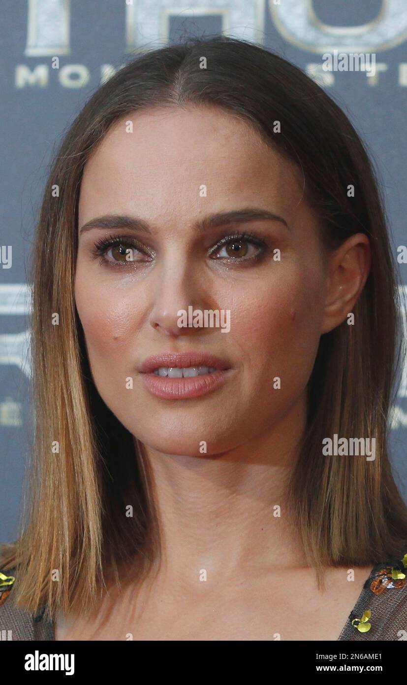 US actress Natalie Portman poses for photographers as she arrives on ...