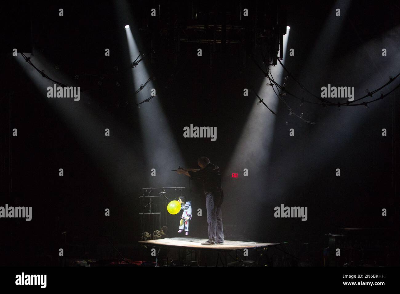 Scott Land performs during the Edward Sharpe and the