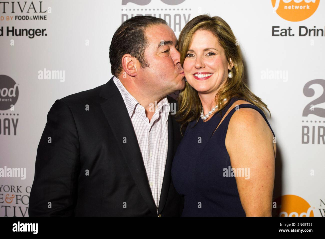 Emeril Lagasse and Alden Lovelace attend the Food Network’s 20th