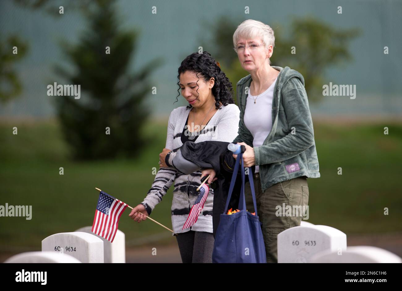 Widow of Army Sgt. Timothy D. Sayne, Thania Sayne of Effingham, Ill ...