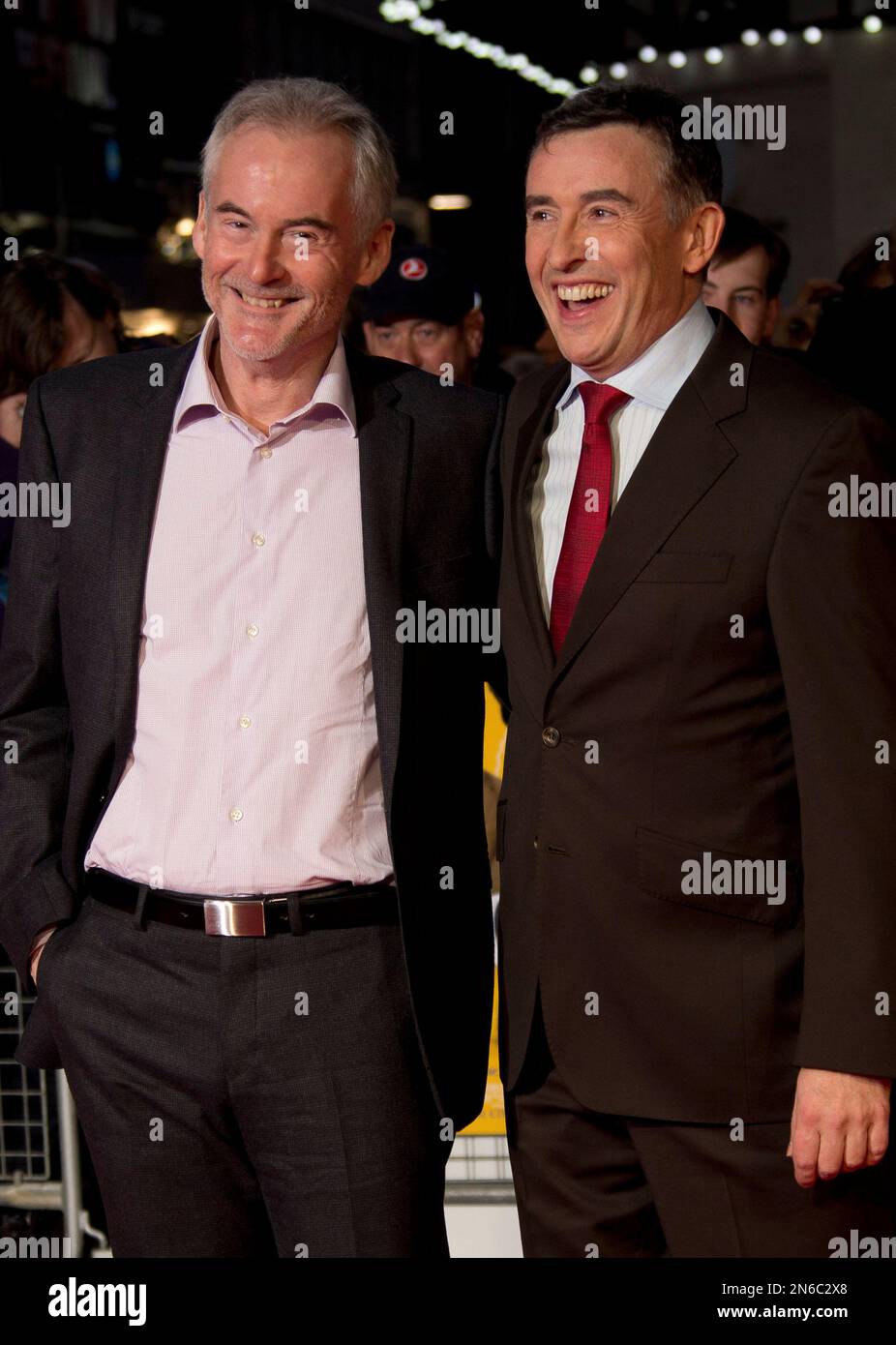 British actor Steve Coogan, right, and the man he portrays in the film ...