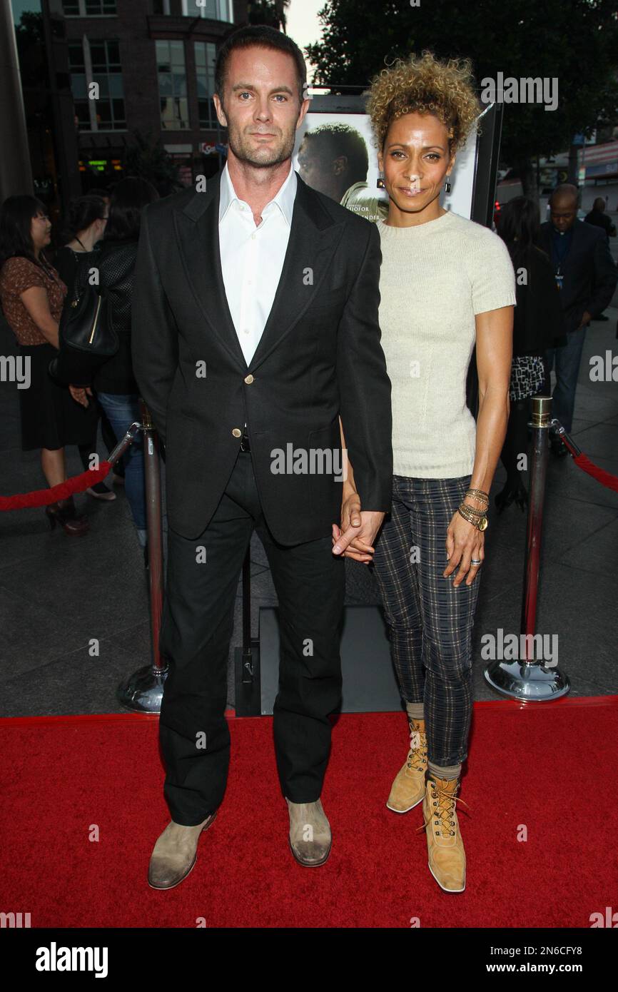 Actor Garret Dillahunt And Wife actress Michelle Hurd Arrive At The Actor Garret Dillahunt And Wife actress Michelle Hurd Arrive At The