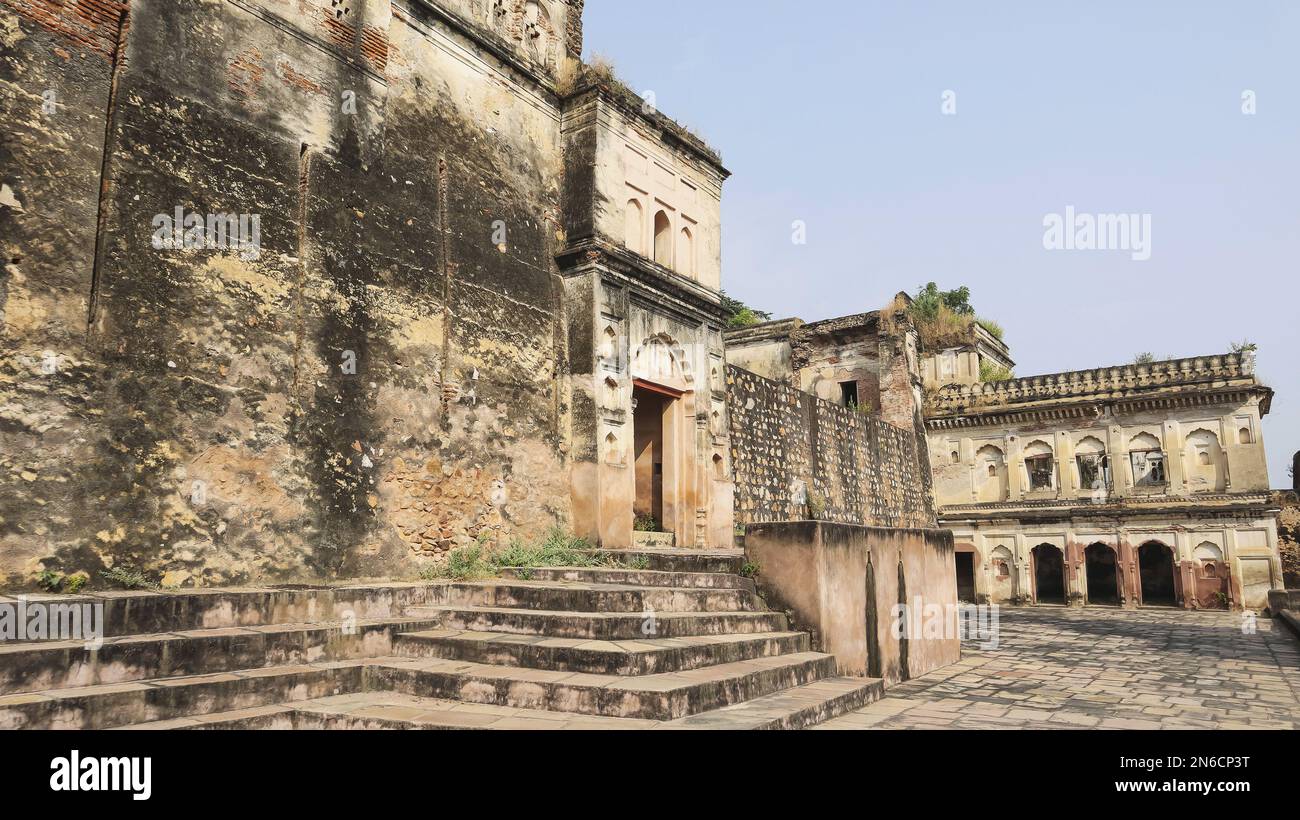 Palace Entrance of Baldevgarh Fort, Tikamgarh, Madhya Pradesh, India. Stock Photo