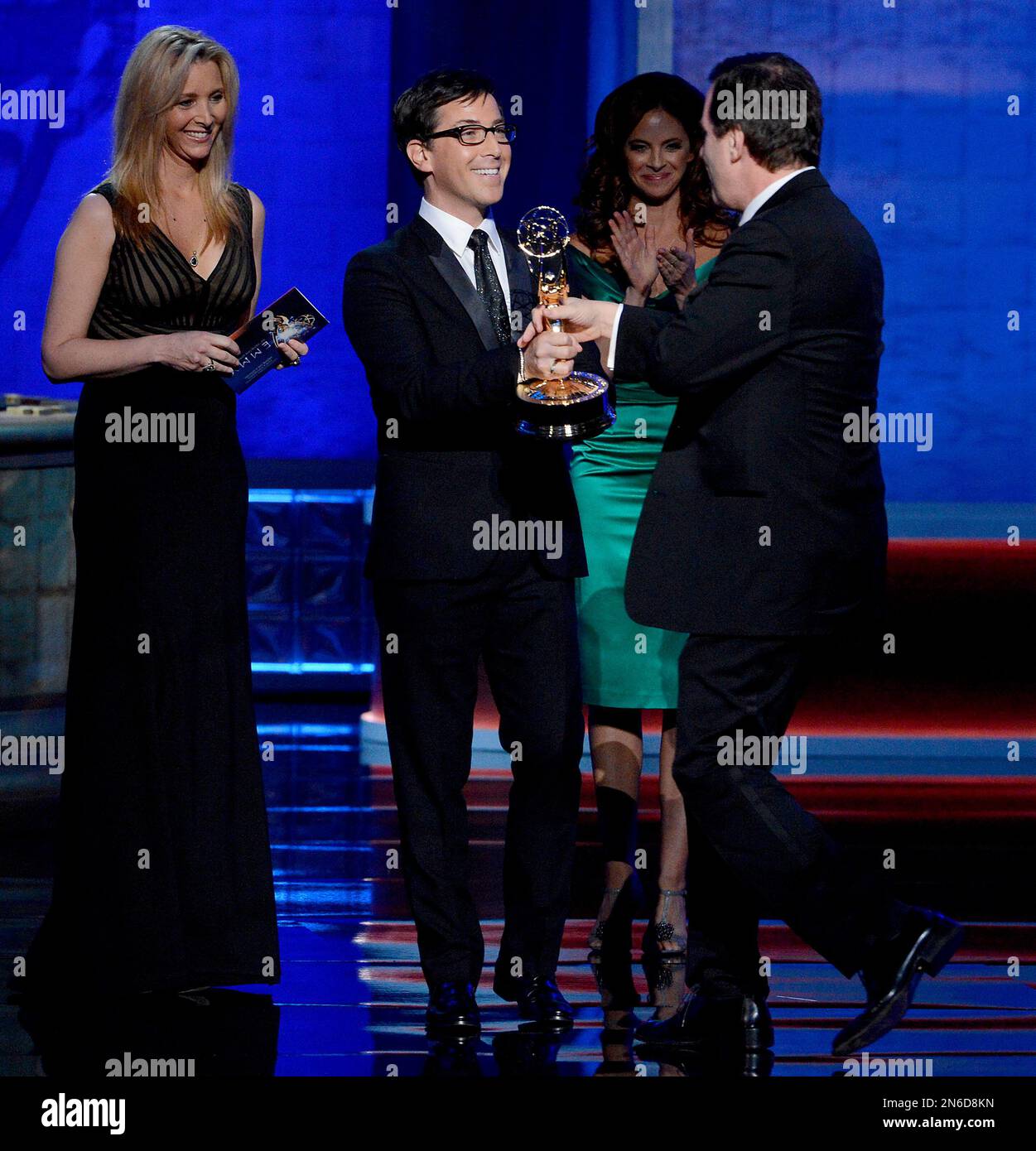 LOS ANGELES, CA SEPTEMBER 15 (LR) Presenters Lisa Kudrow and Dan