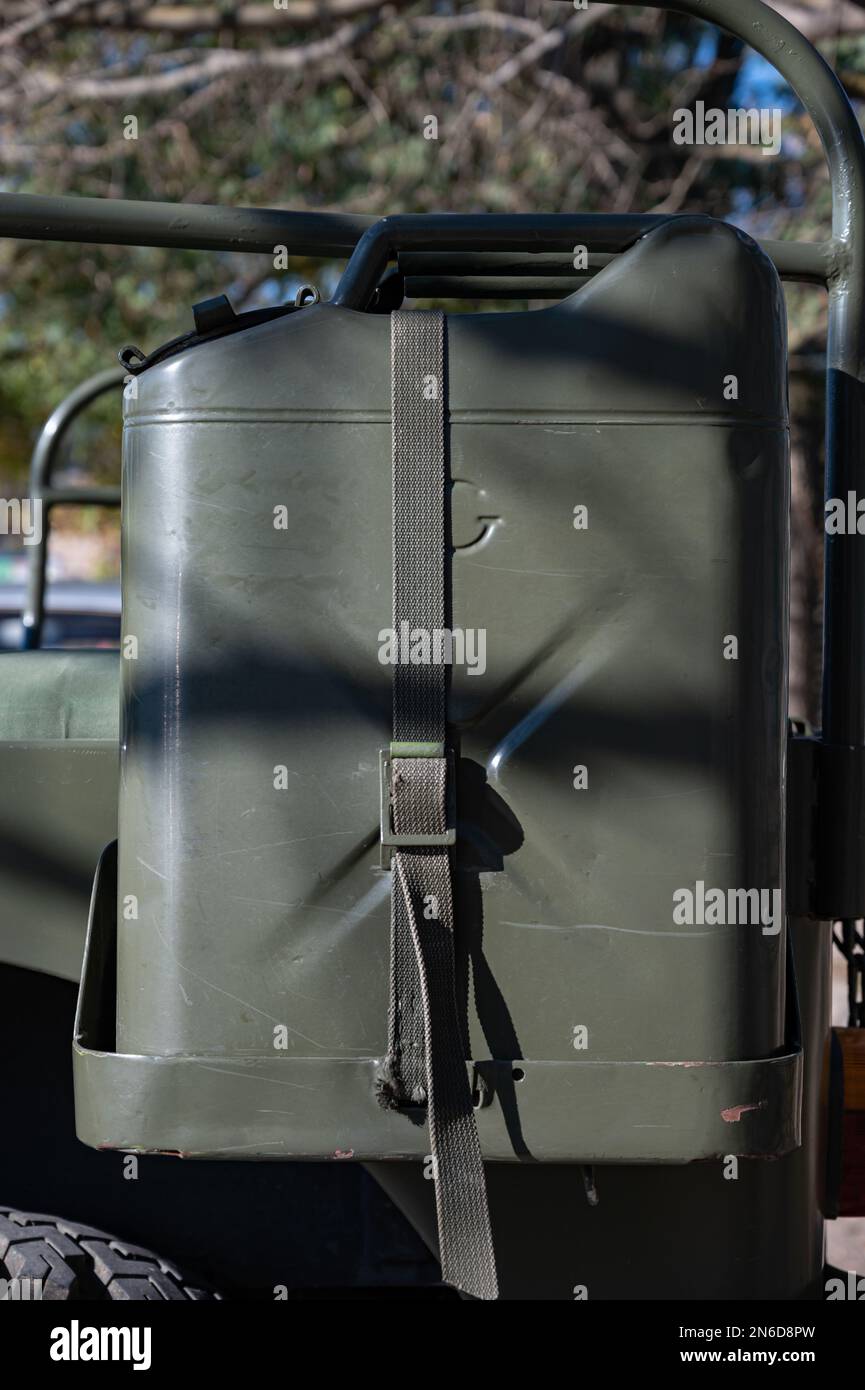An old green Jeep Willys military SUV Stock Photo - Alamy