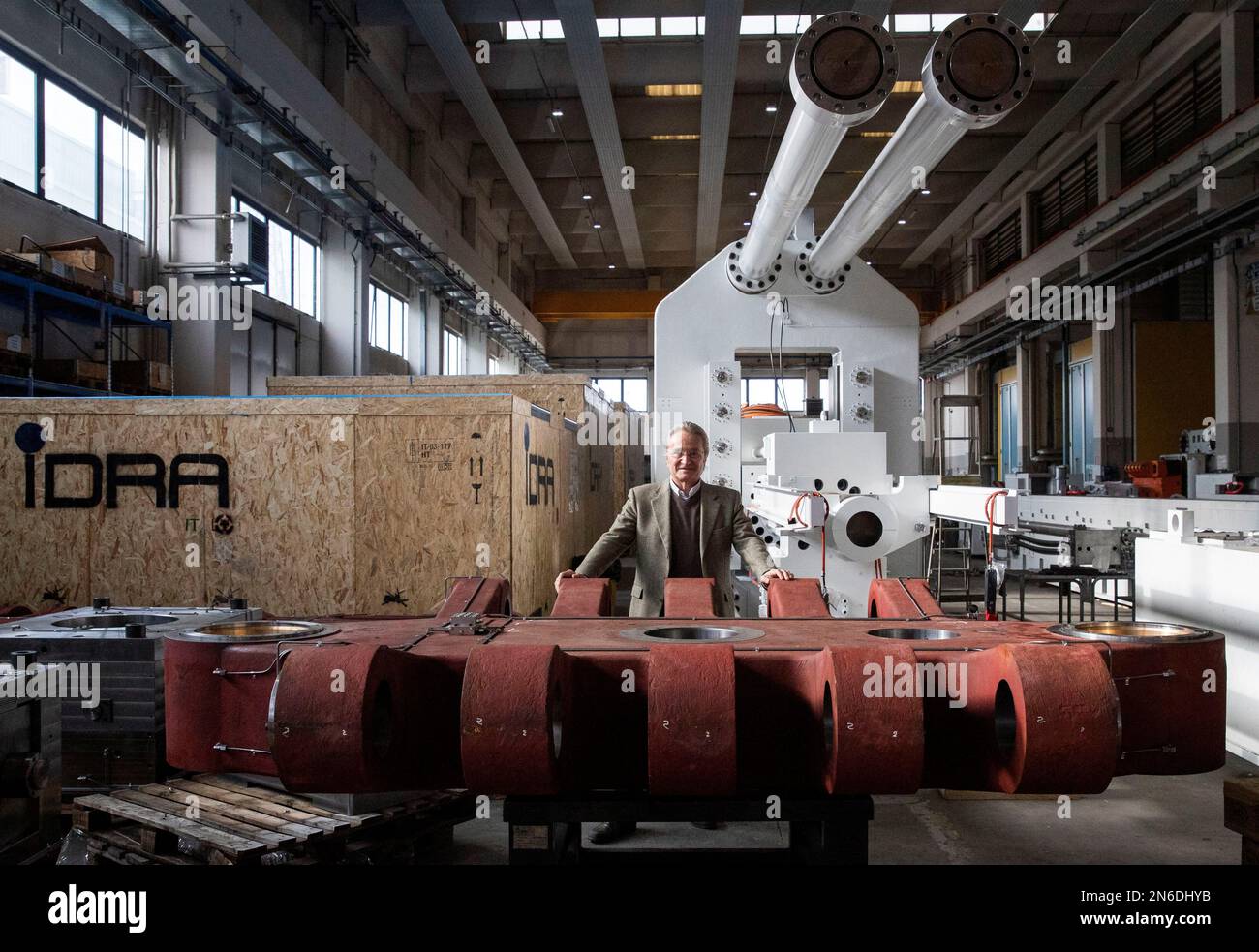 IDRA Group General Manager Riccardo Ferrario Poses For A Picture At The 