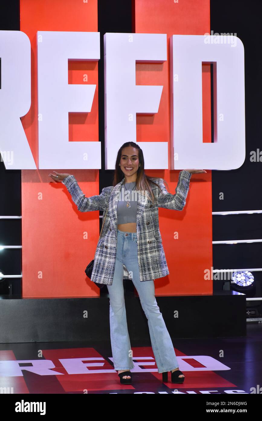 Mexico City, Mexico. 9th Feb, 2023. Nicole Chavez, daughter of former
