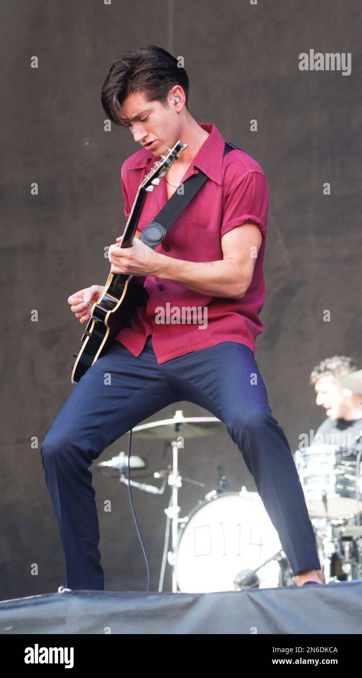 Arctic Monkeys Alex Turner performs on Day 4 of the 2013 Austin