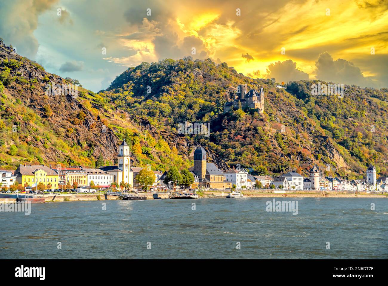 Rheinfels castle sankt goar hi-res stock photography and images - Alamy