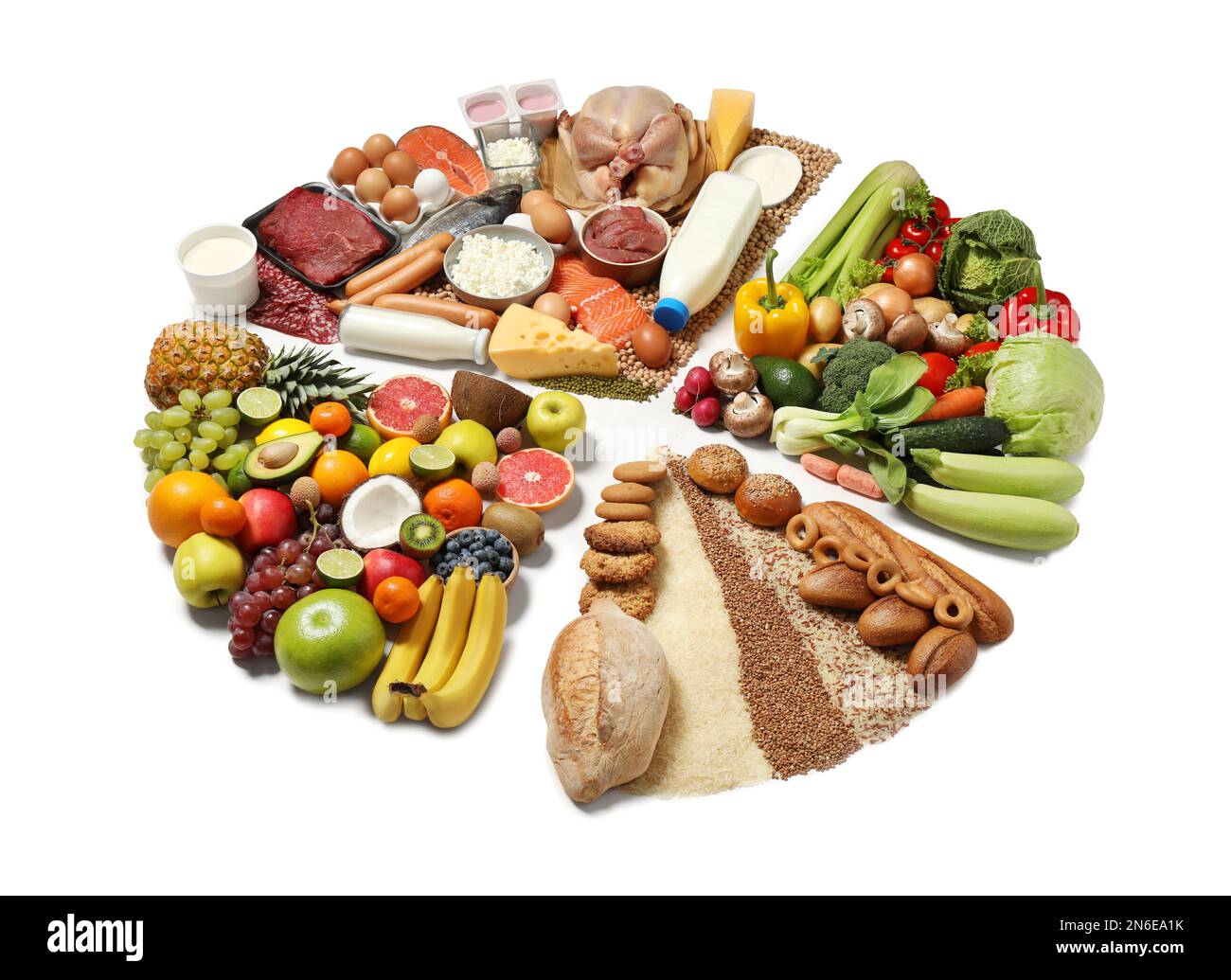 Dairy food and soy on balanced scale healthy Vector Image