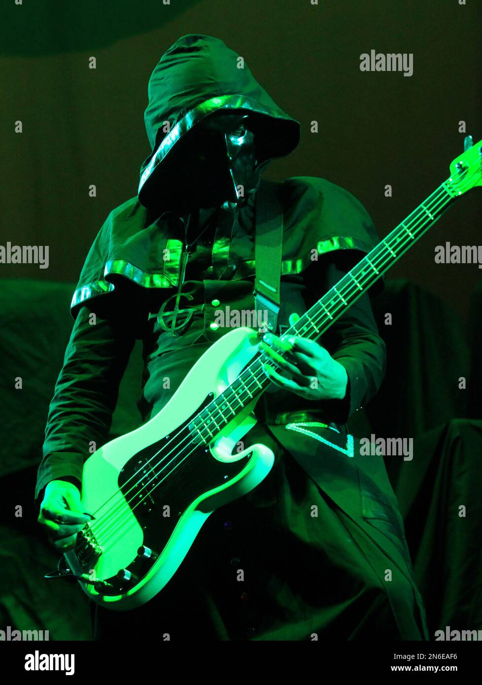 Swedish Heavy Metal Band Ghost Bc Performs In Concert At The