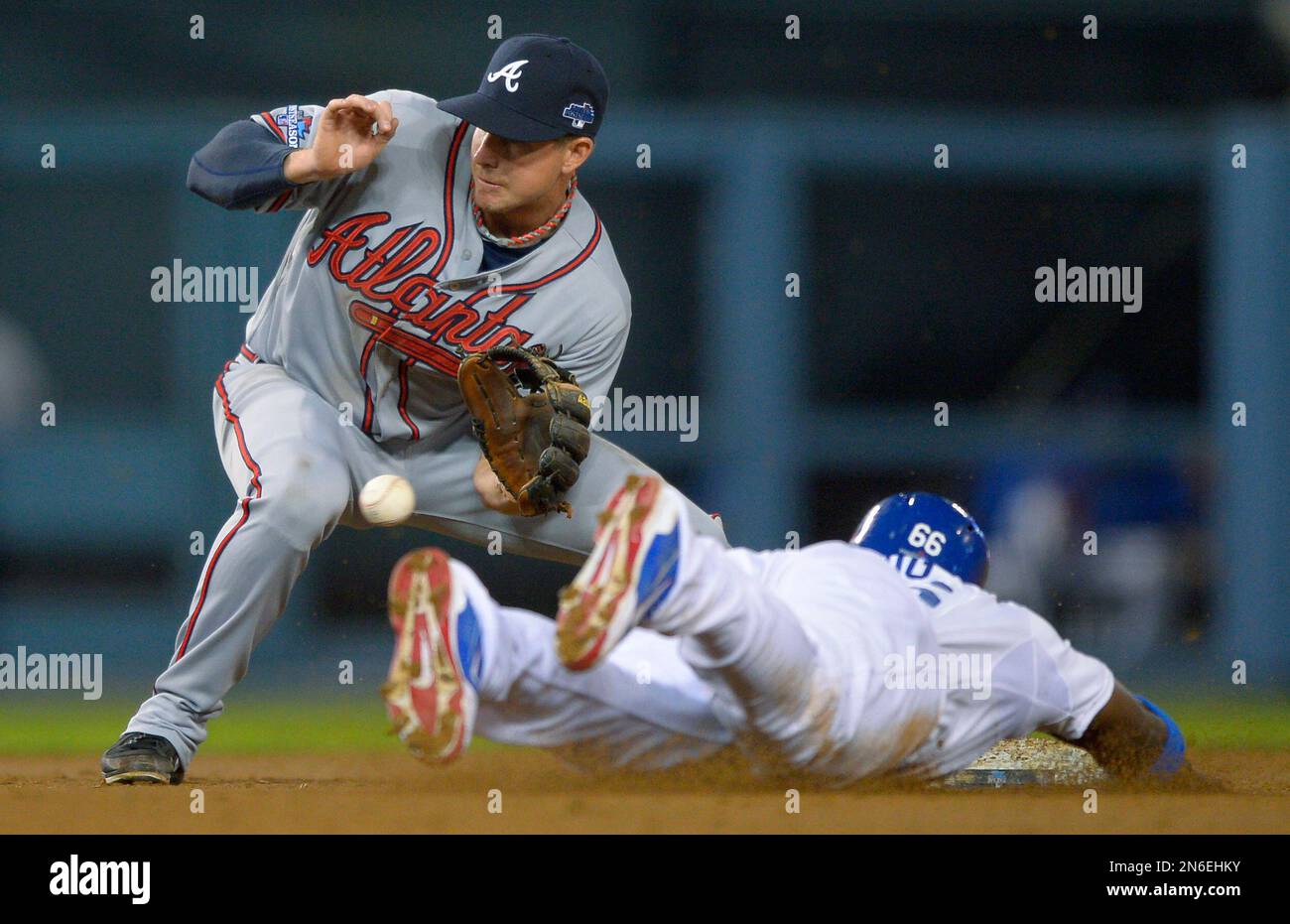 FILE - In this Oct. 7, 2013 file photo, Los Angeles Dodgers