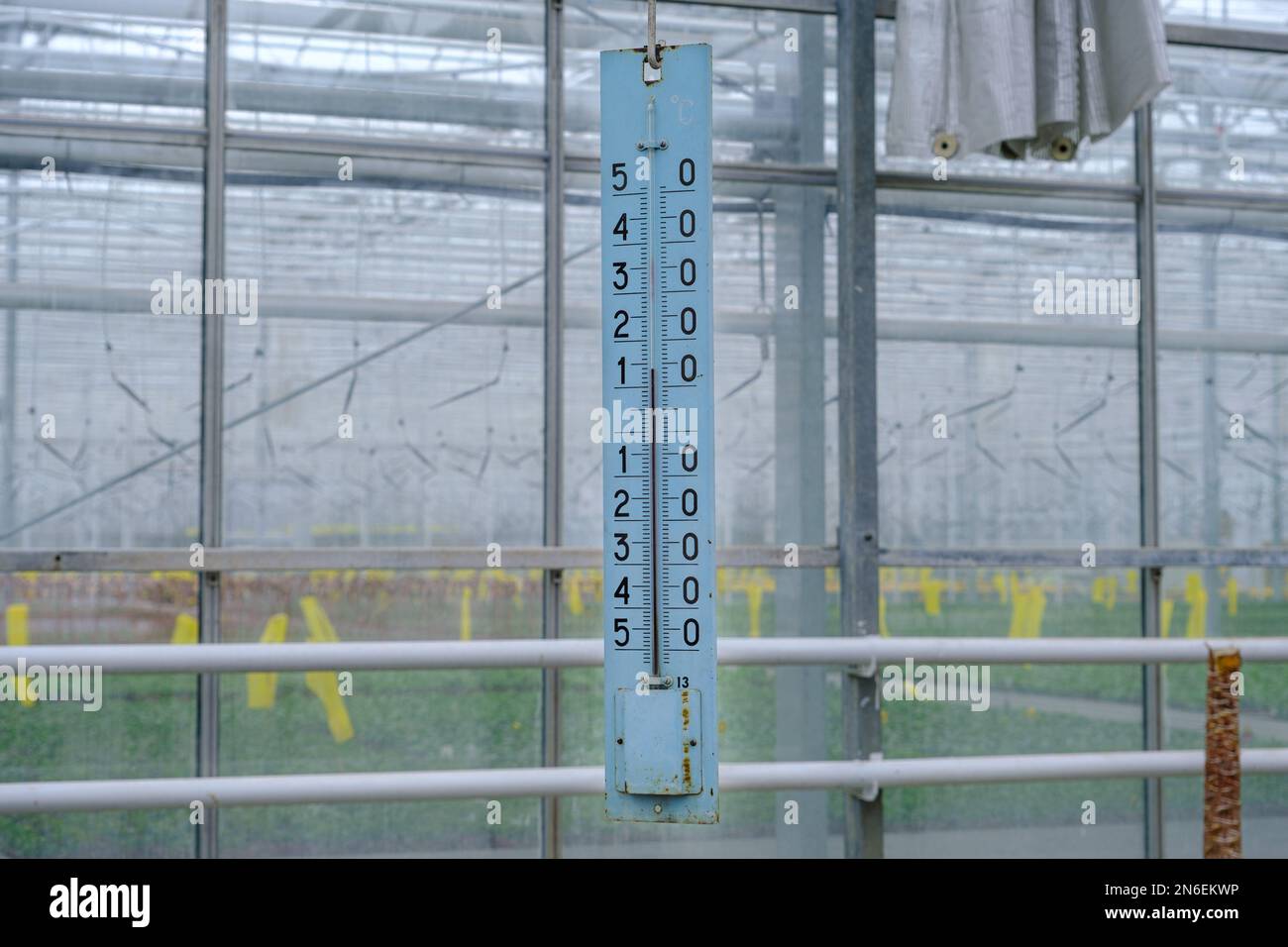 https://c8.alamy.com/comp/2N6EKWP/vintage-old-thermometer-in-greenhouse-showing-some-faded-color-caused-by-sun-checking-temperature-in-greenhouse-2N6EKWP.jpg