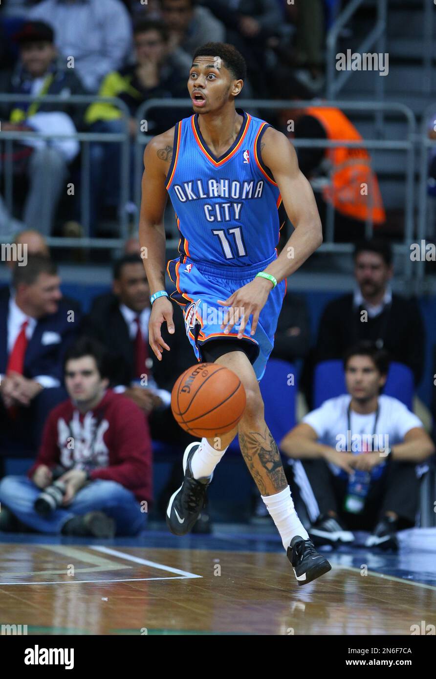 Oklahoma City Thunder s Jeremy Lamb Drives The Ball To Basket During A oklahoma-city-thunder-s-jeremy-lamb-drives-the-ball-to-basket-during-a