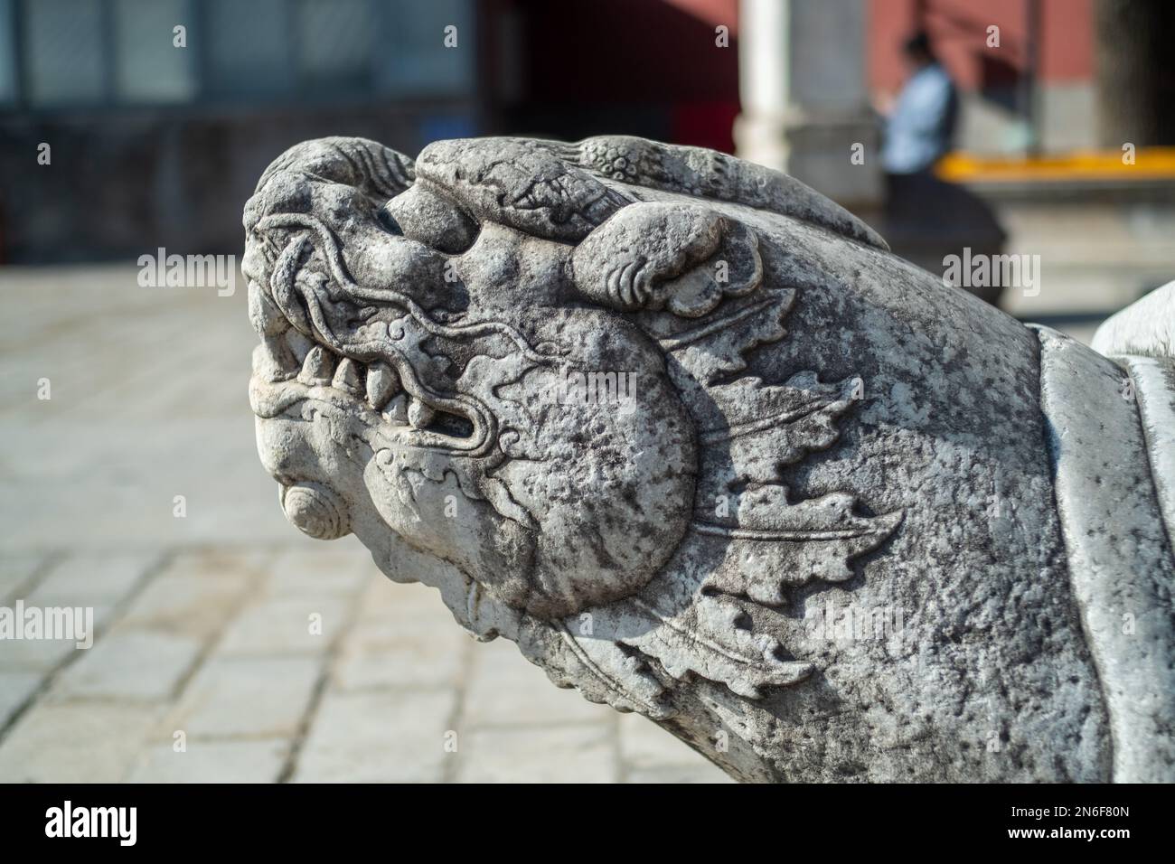 Stone Bixi in Zhihua Temple in Beijing, China. 31-Jan-2023 Stock Photo