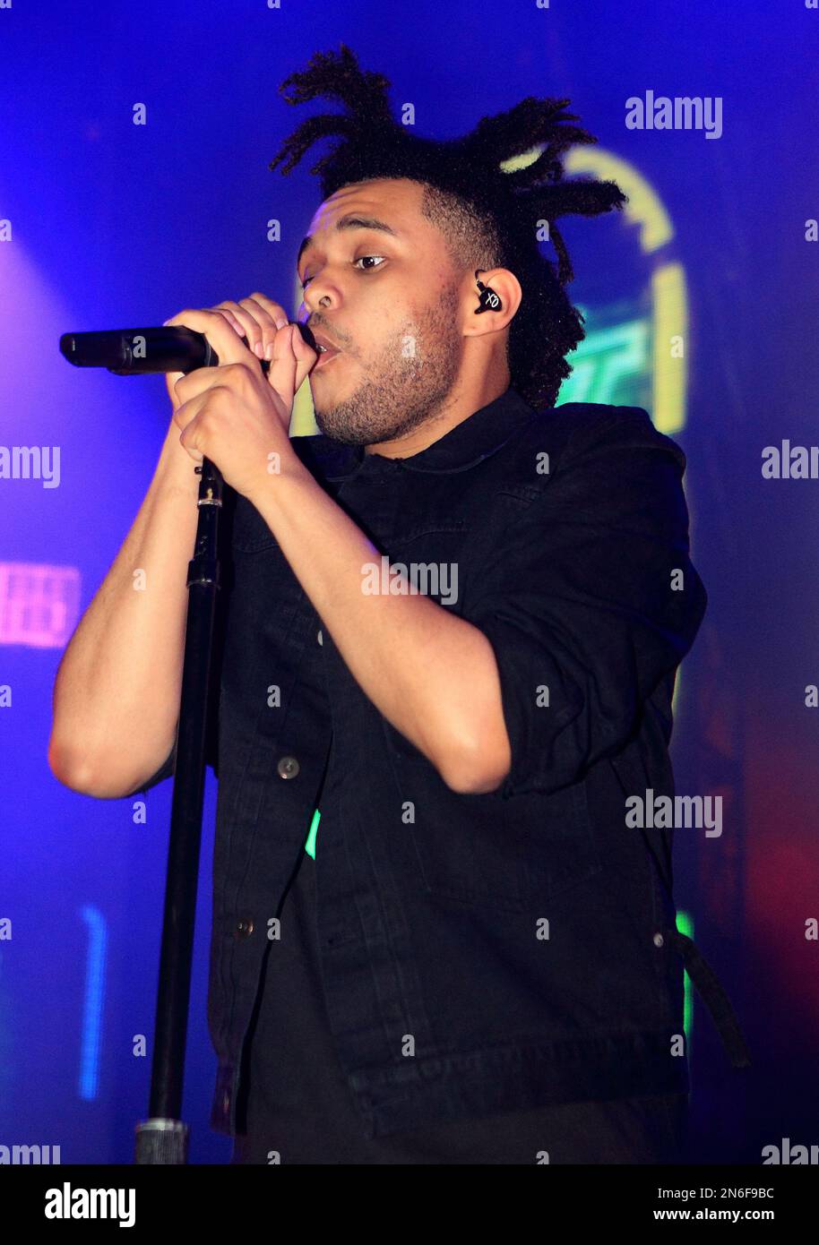 Canadian recording artist Abel Tesfaye performs in concert as The