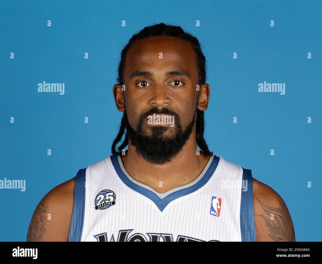 Minnesota Timberwolves' Ronny Turiaf of France poses for the NBA basketball  team's media day, Monday, Sept. 30, 2013, in Minneapolis. (AP Photo/Jim  Mone Stock Photo - Alamy