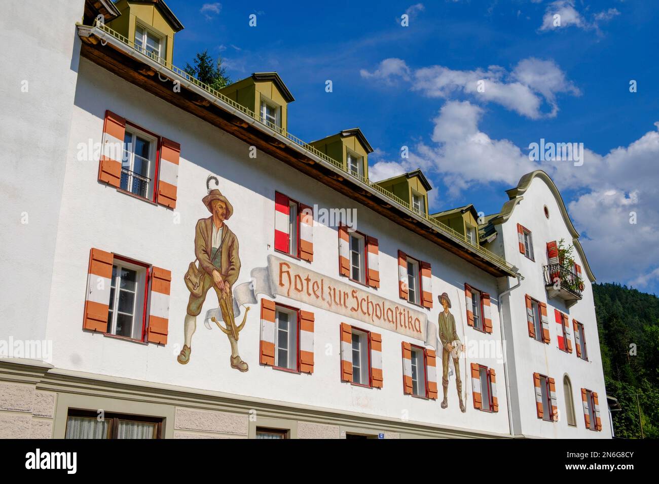 Hotel Scholastika, near Achenkirch, Achensee, Tyrol, Austria Stock Photo