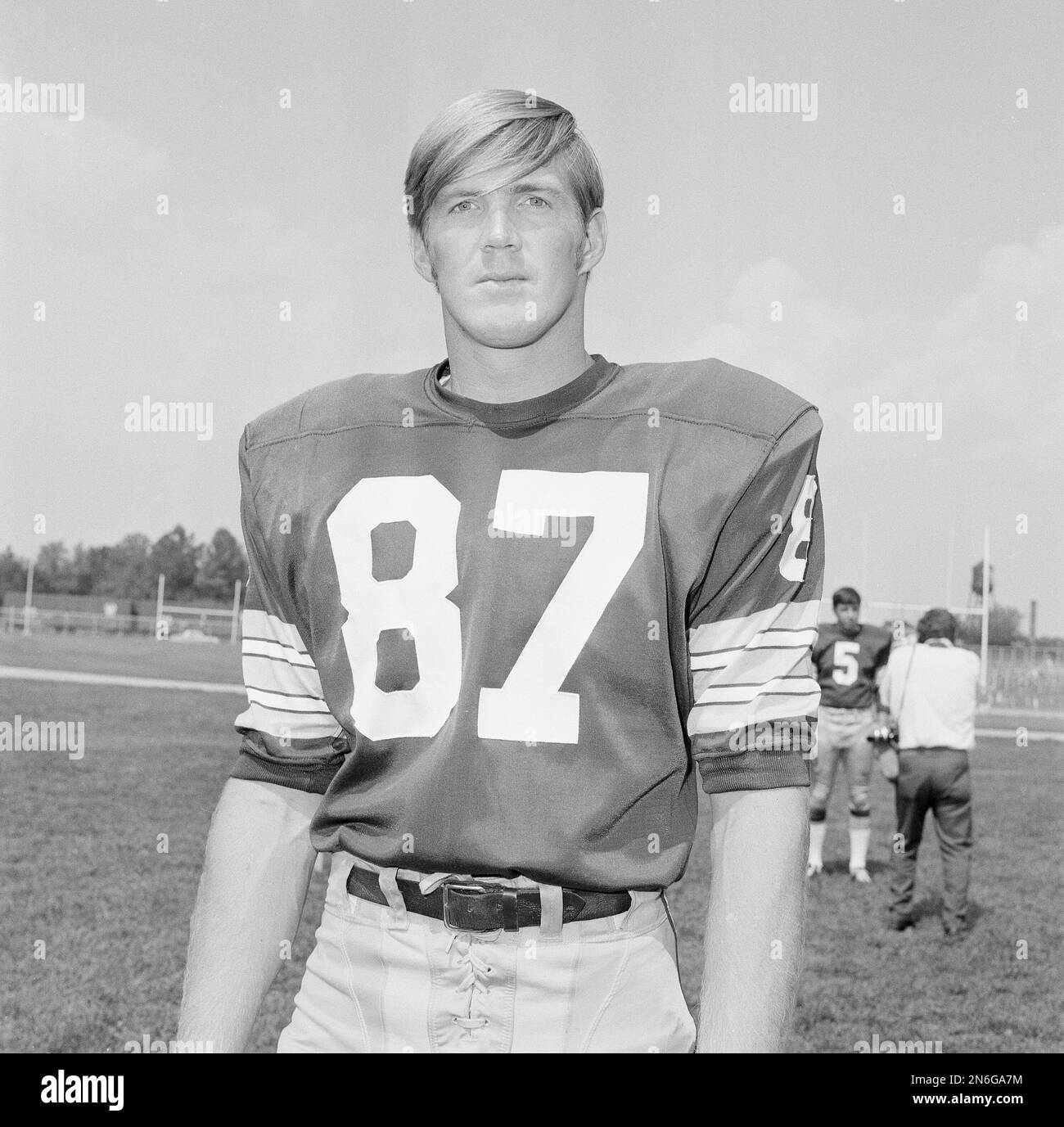 Washington Redskins tight end Jerry Smith (87) is pictured, Sept. 1970