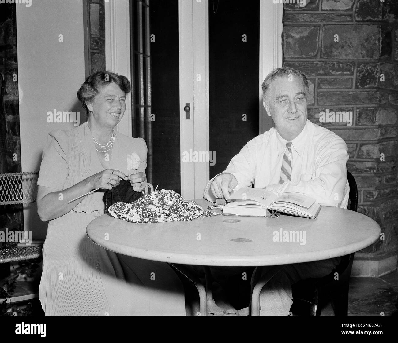 President Franklin D. Roosevelt presented each member of the White