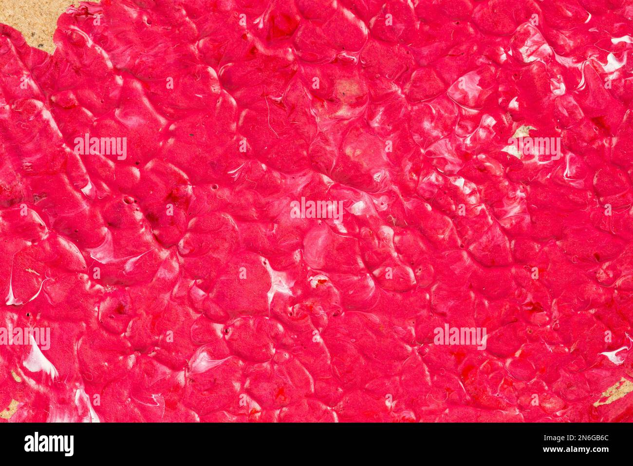 acrylic pink paint texture background on cardboard for design Stock ...