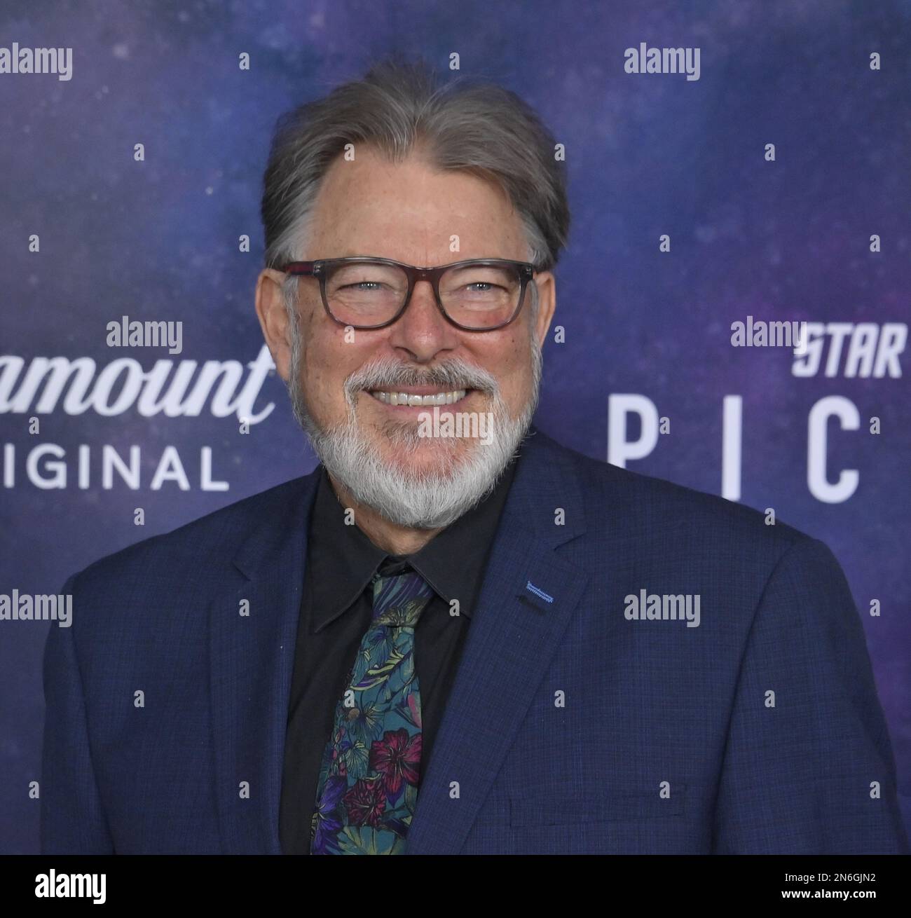 Los Angeles, United States. 09th Feb, 2023. Cast member Jonathan Frakes attends the final season premiere of 'Star Trek: Picard' at the TCL Chinese Theatre in the Hollywood section of Los Angeles on Thursday, February 9, 2023. Photo by Jim Ruymen/UPI Credit: UPI/Alamy Live News Stock Photo