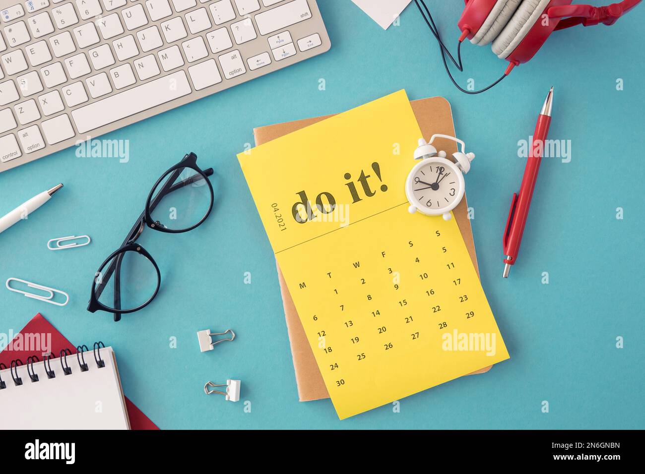 top view calendar organizer reading glasses. Resolution and high