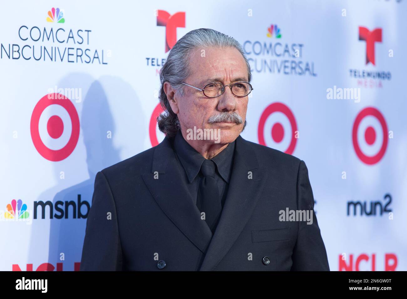 Edward James Olmos arrives at the NCLR ALMA Awards at the Pasadena