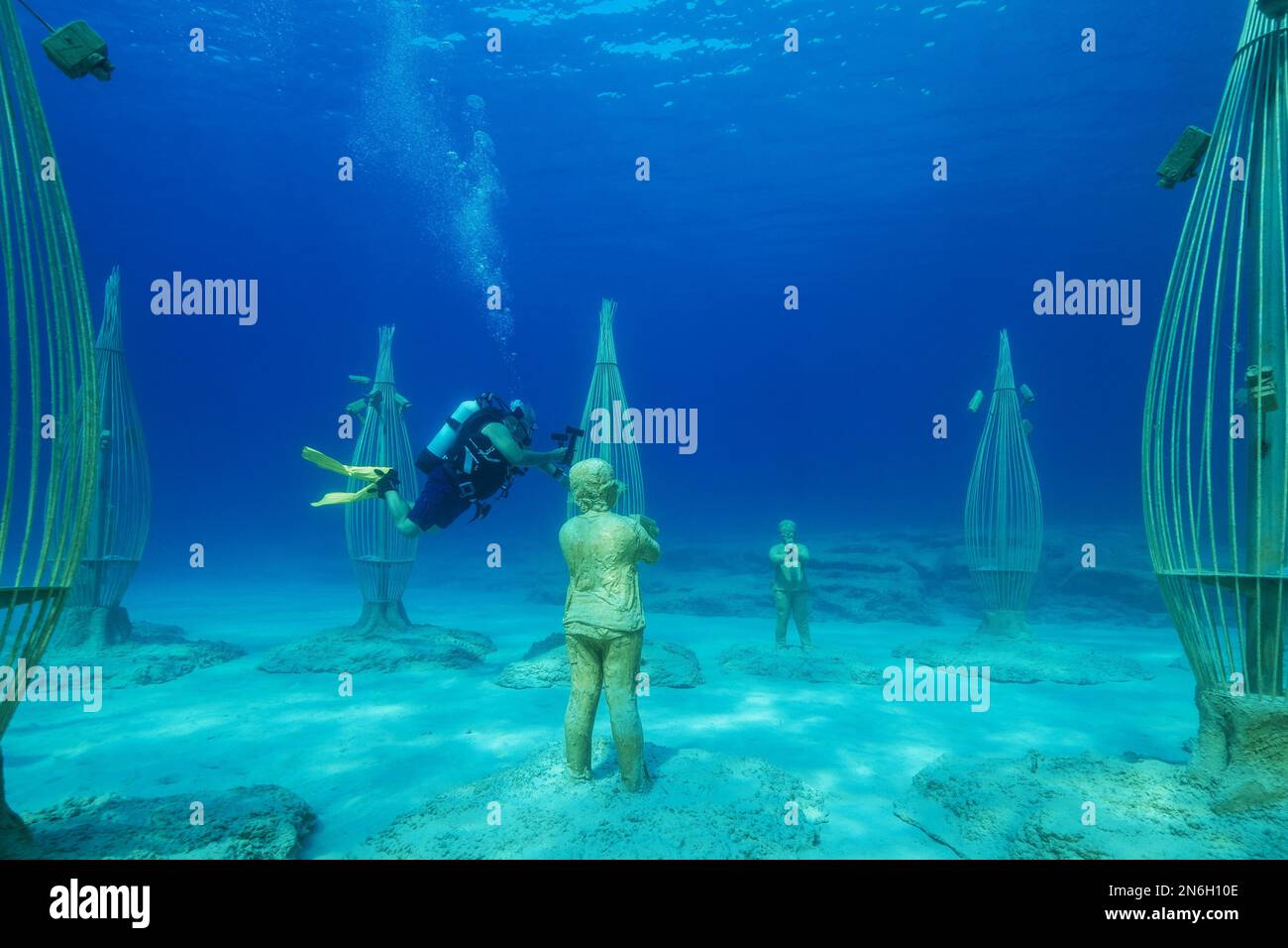 Museum of Underwater Sculpture Ayia Napa (MUSAN), Art work sculptor