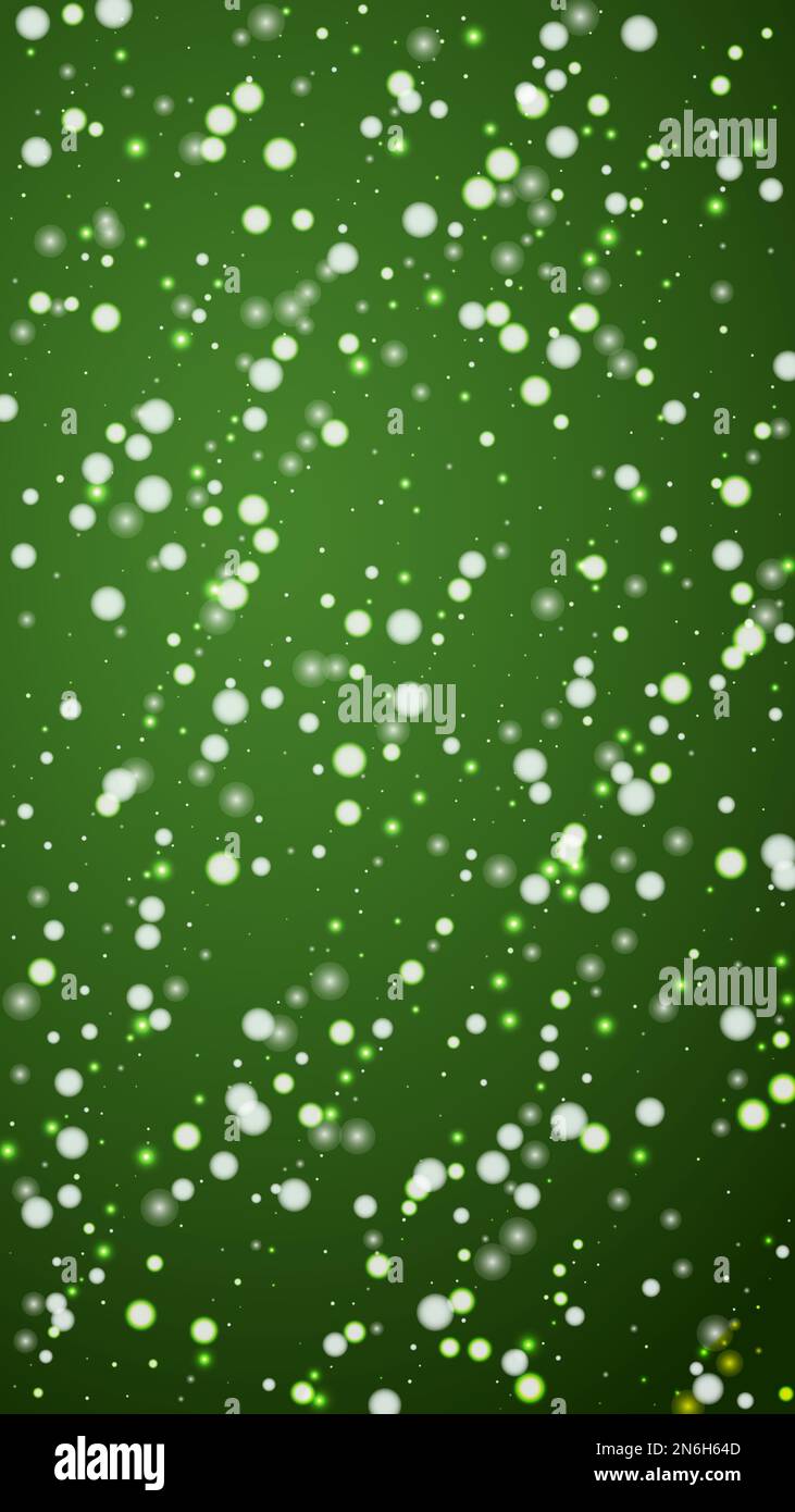 Magic falling snow christmas background. Subtle flying snow flakes and