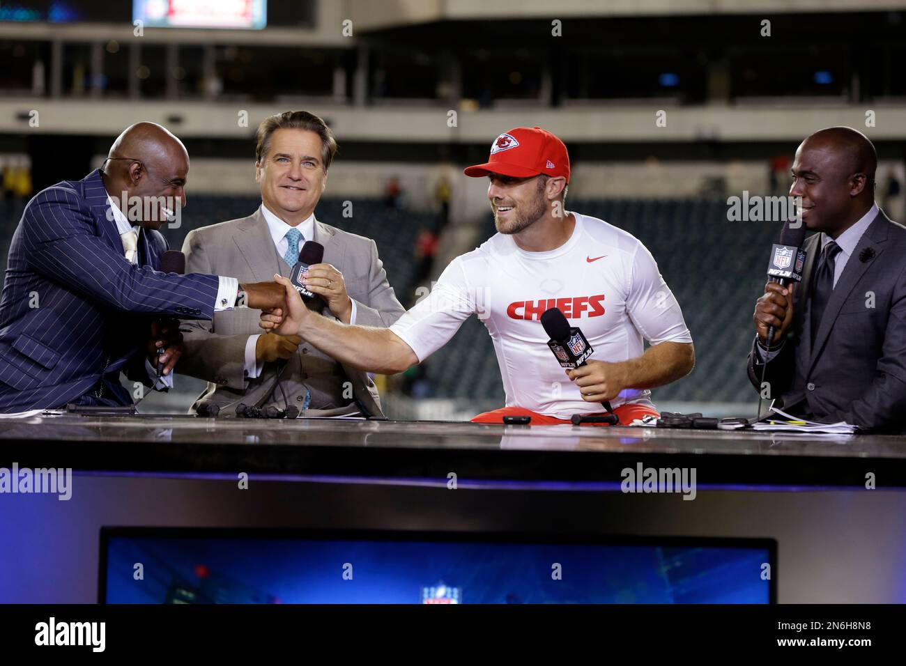 NFl Network's Deion Sanders, Steve Mariucci, Kansas City Chiefs
