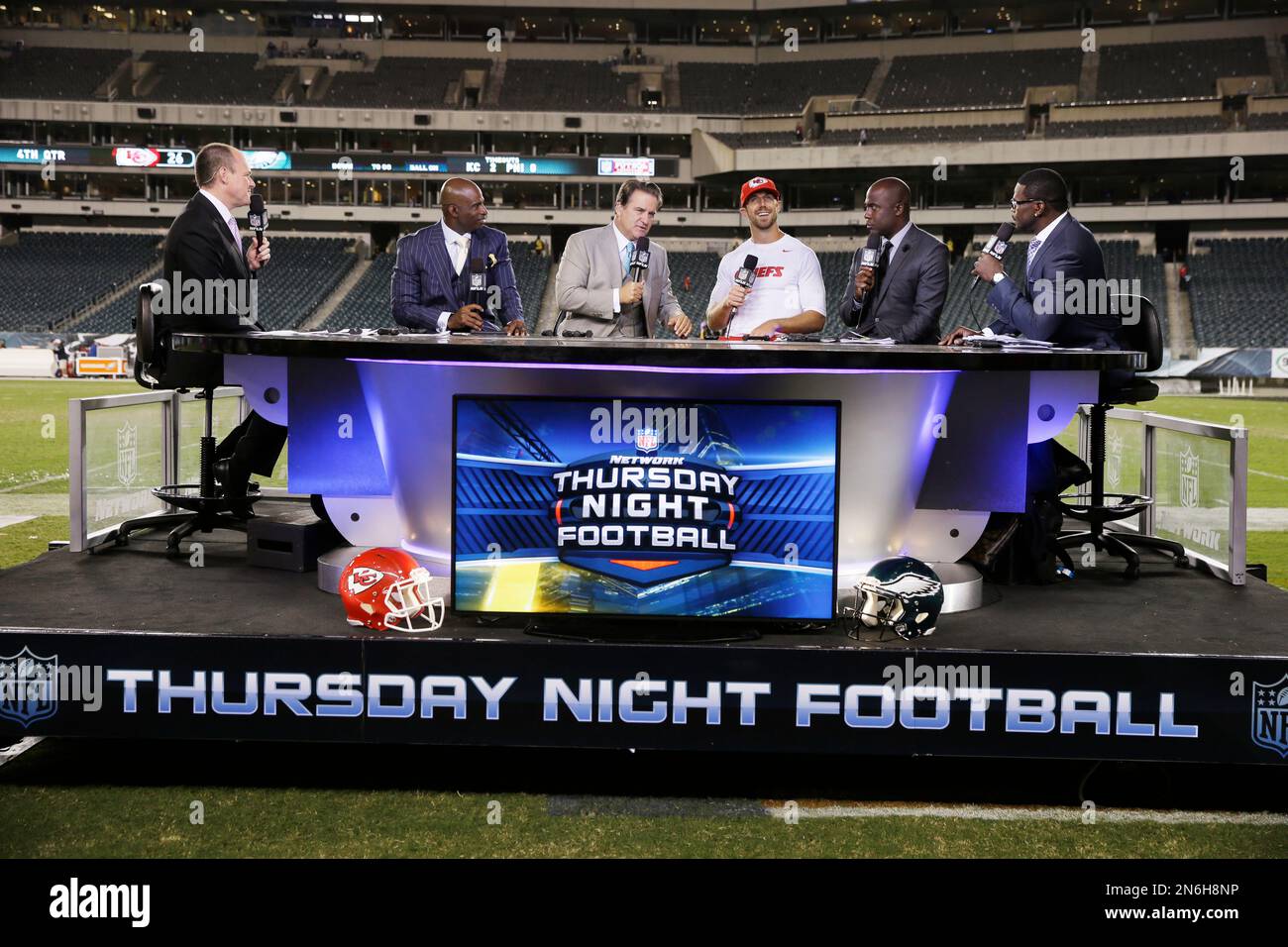 NFl Network's Rich Eisen, Deion Sanders, Steve Mariucci, Kansas City