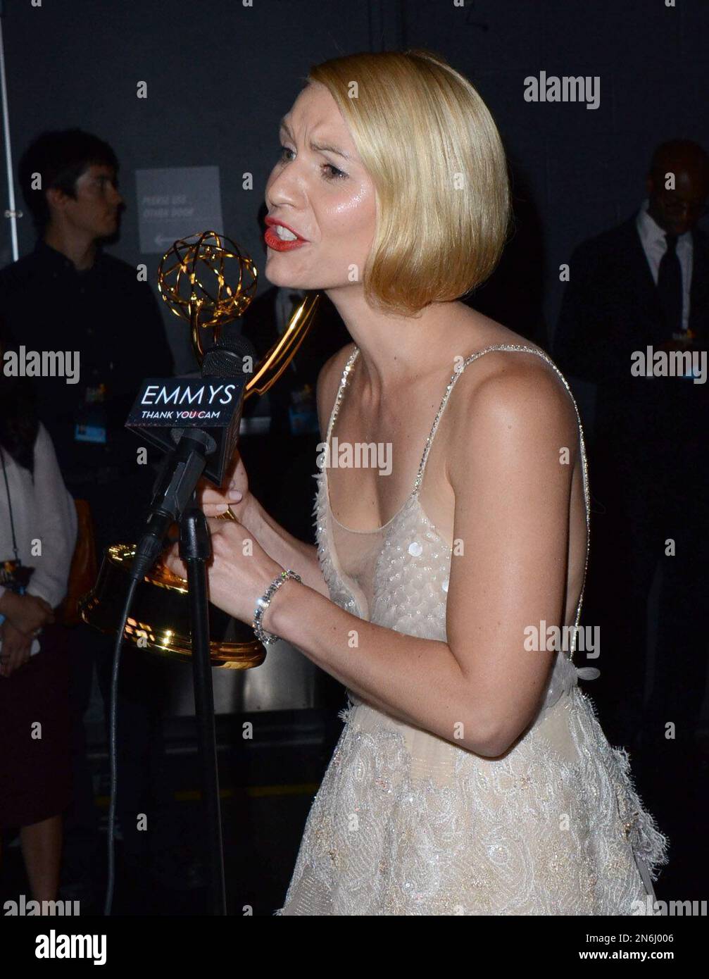 Exclusive Claire Danes, winner of the award for outstanding lead Exclusive Claire Danes, winner of the award for outstanding lead