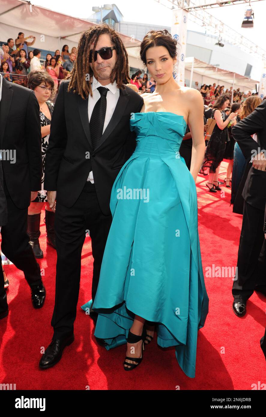 From Left John Kastner And Jessica Pare Arrive At The 65th Primetime 