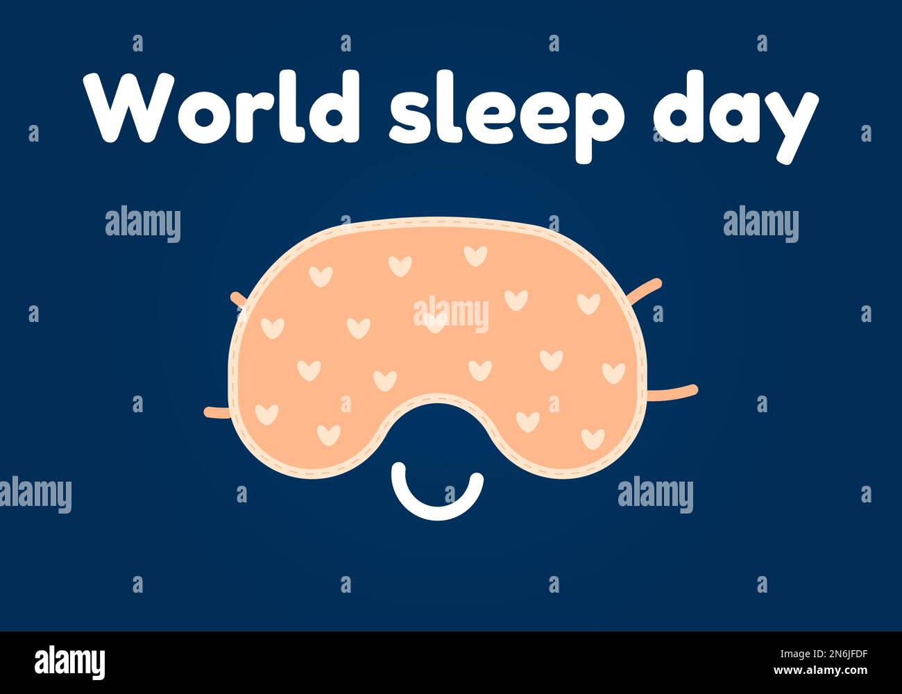 World sleep day. Mask for sleep. Vector illustration Stock Vector Image & Art Alamy