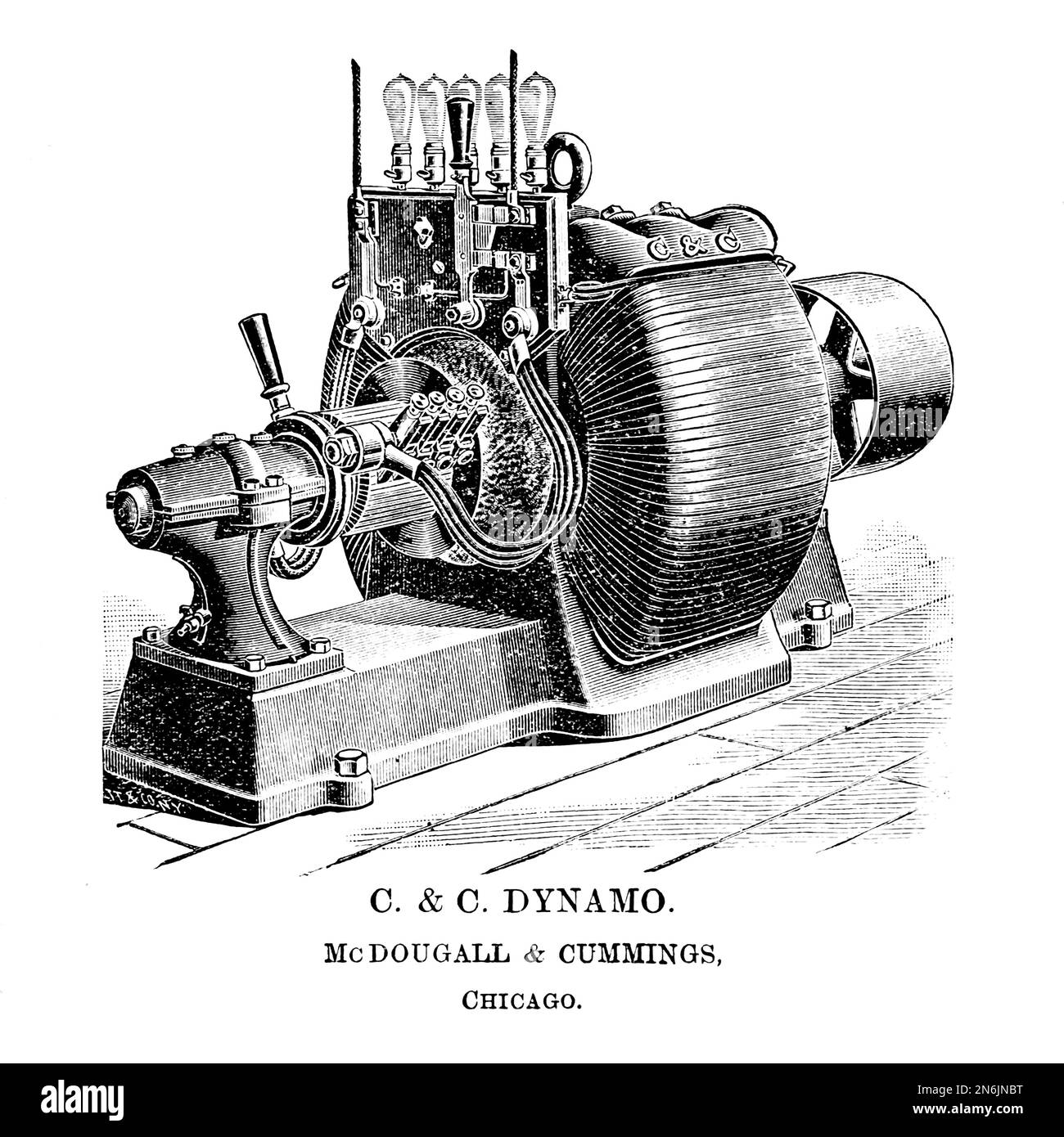 C. & C. Dynamo by McDougall & Cummings, Chicago From Otto Stephenson's