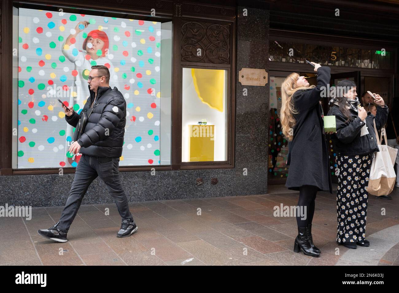 Louis Vuitton takes over Harrods exterior to launch Yayoi Kusama collection