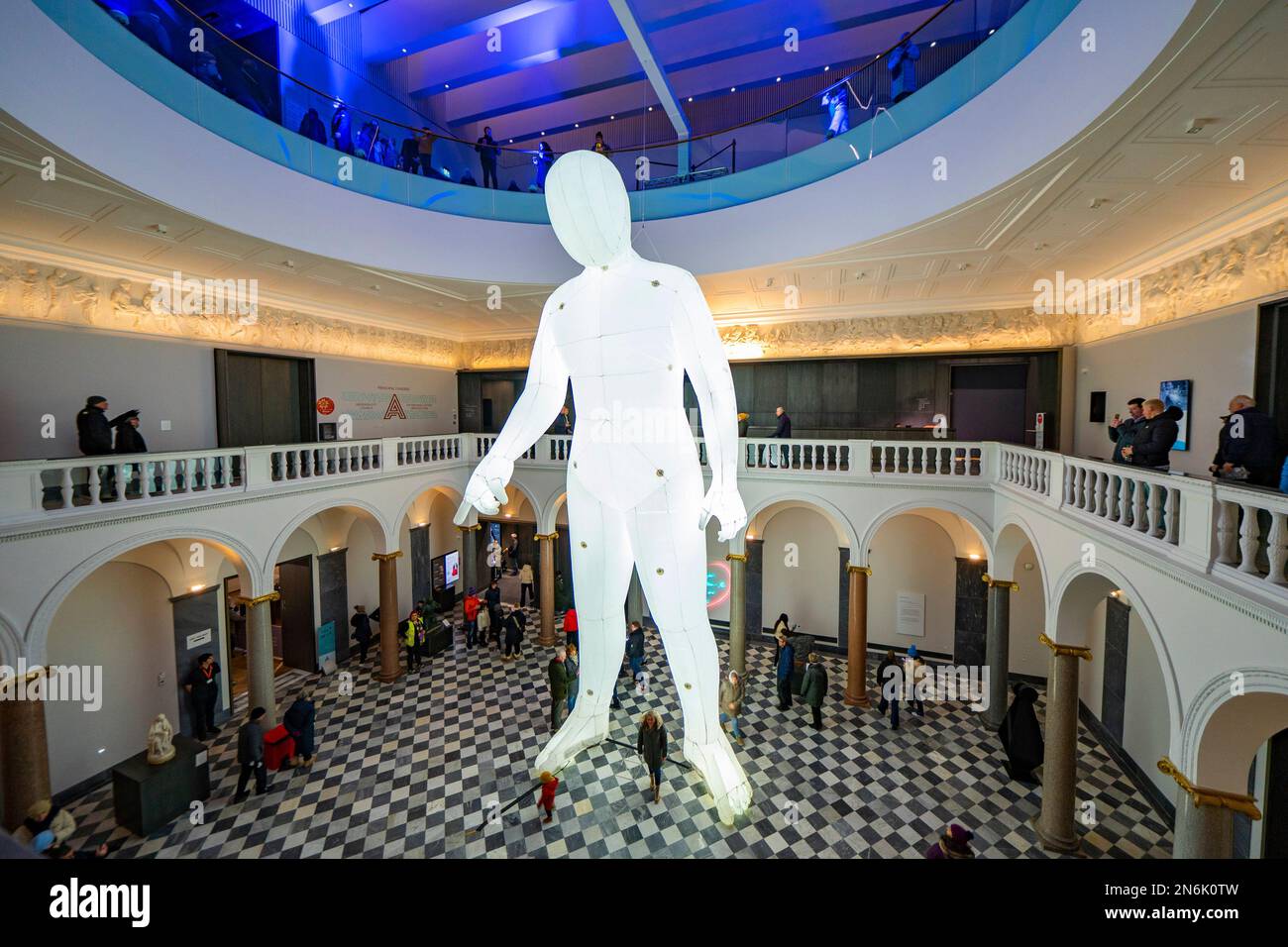 Views of illuminated art installations at 2023 Spectra Festival of Light. Fantastic